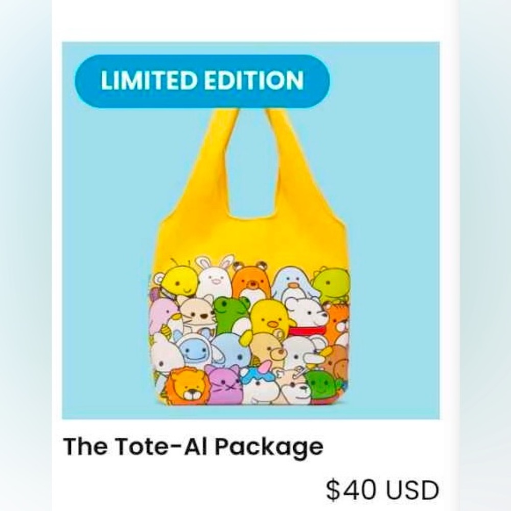 Listing for katelynp2012 - Woobles Limited Edition Tote-2 Totes